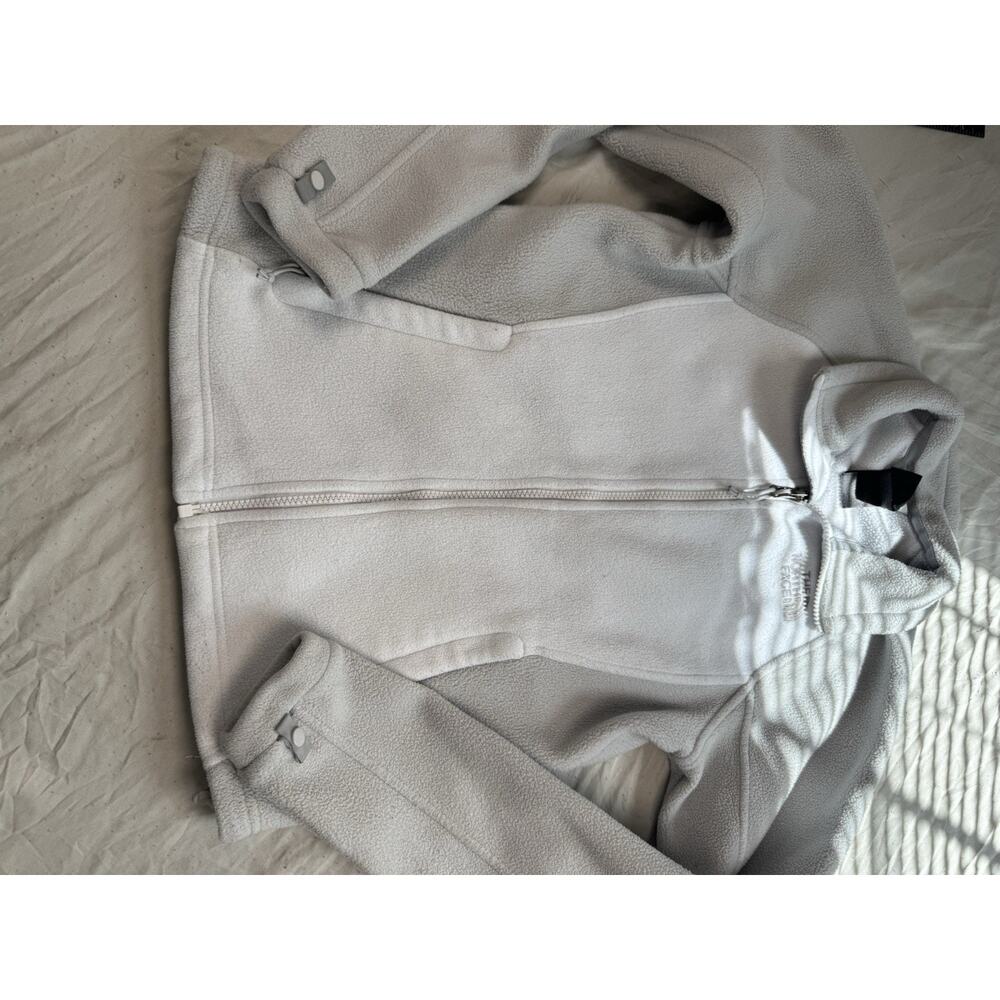 The North Face Fleece Jacket Full Zip Gray Women XS Lightweight Cozy - Picture 2 of 15